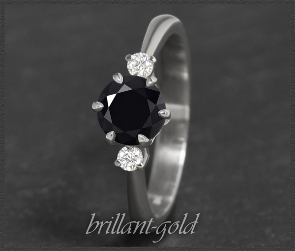 Diamant Ring 585 Gold mit 1,20ct; Solitär 1,09ct